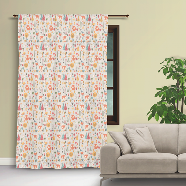 Curtain 60" x 79", custom print