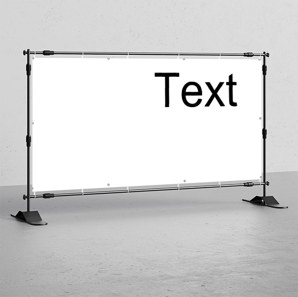 Banner with online design tool / smart editor