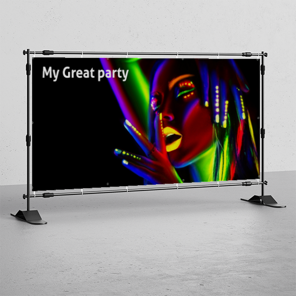 Banner with online design tool / smart editor