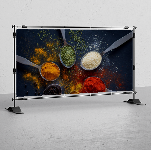Banner with online design tool / smart editor