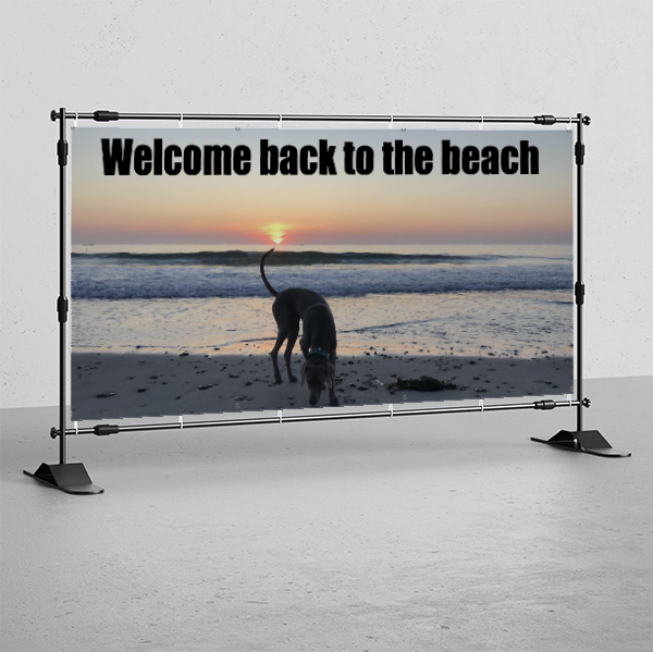 Banner with online design tool / smart editor