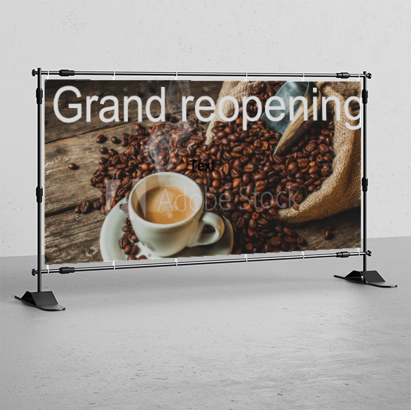 Banner with online design tool / smart editor