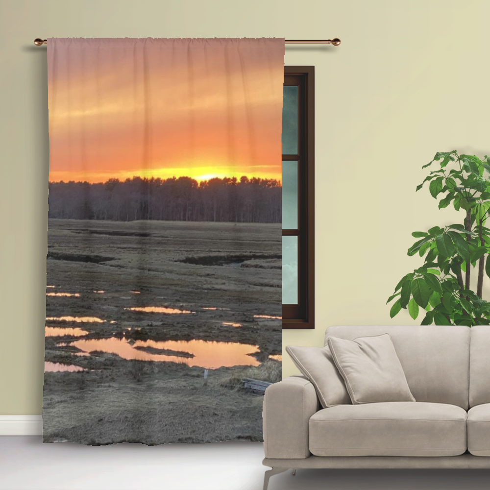 Curtain 60" x 79", custom print