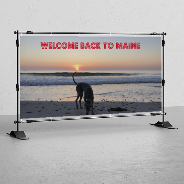 Banner with online design tool / smart editor