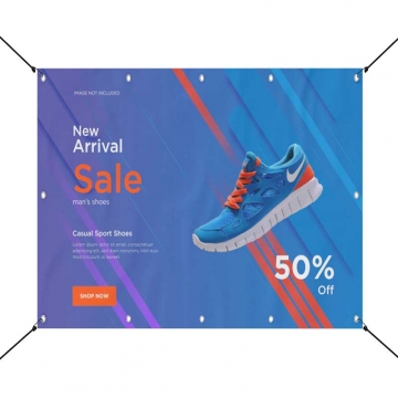 Banner with file upload