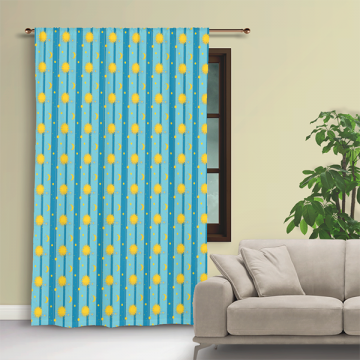 Curtain 60" x 79", custom print