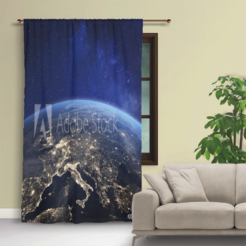 Curtain 60" x 79", custom print