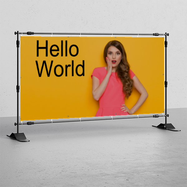 Banner with online design tool / smart editor