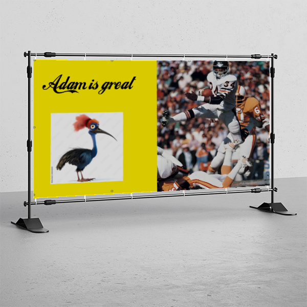 Banner with online design tool / smart editor